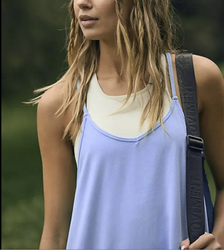 Free People – Movement – Blueberry – Hot Shot Romper Sz M