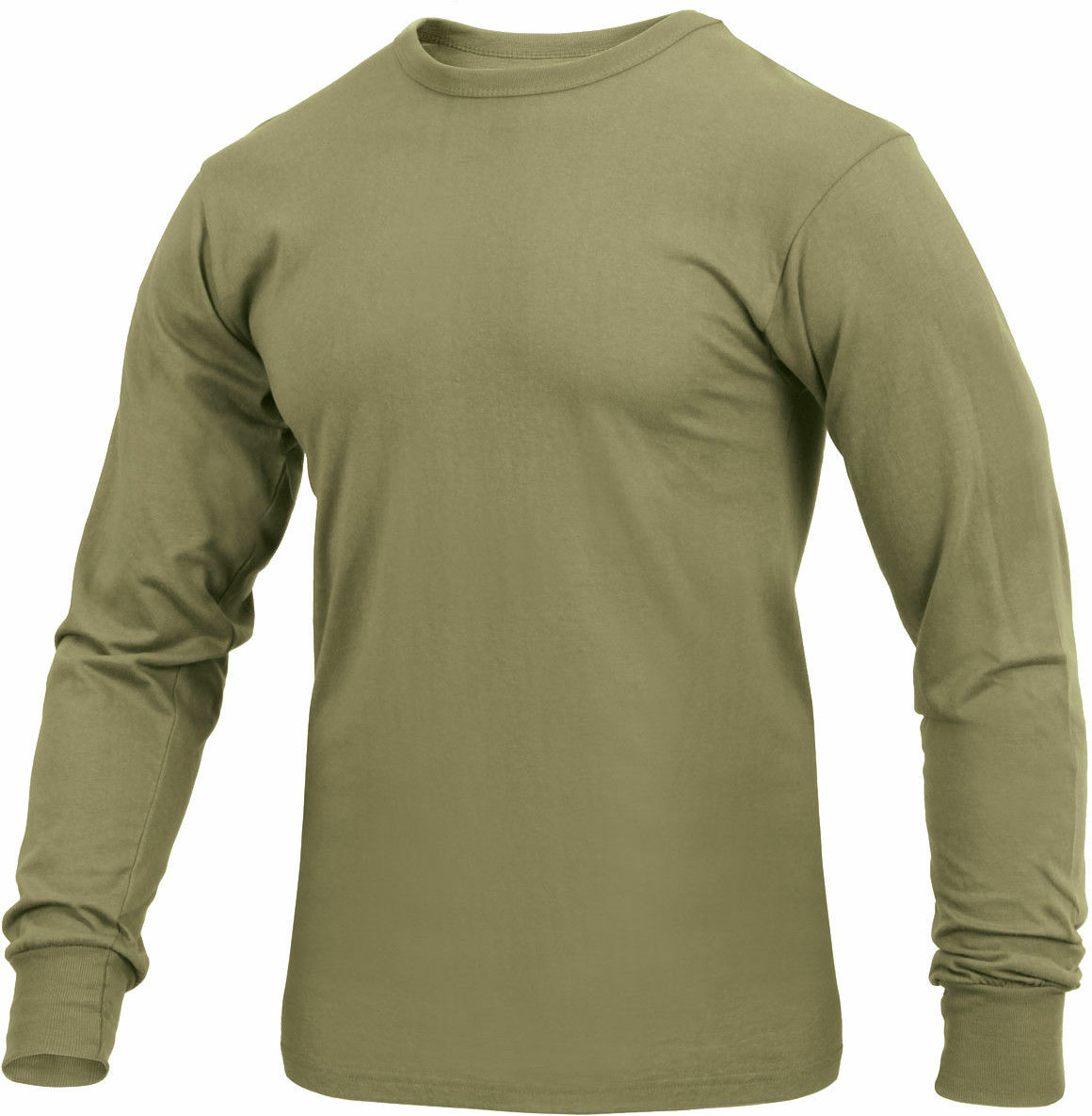 3 Pack Coyote Brown Official AR 670-1 Tactical US Army Solid Long Sleeve T-Shirt