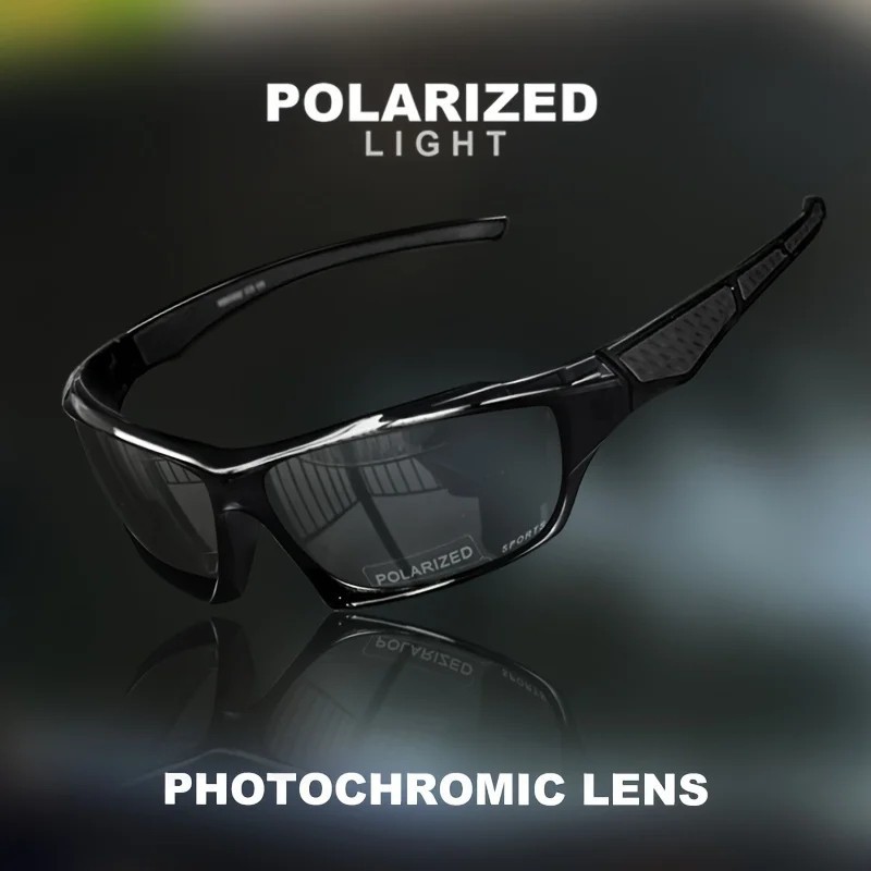 Polarized Sports Sunglasses UV400 Men Driving Fishing Cycling Mirror Shades