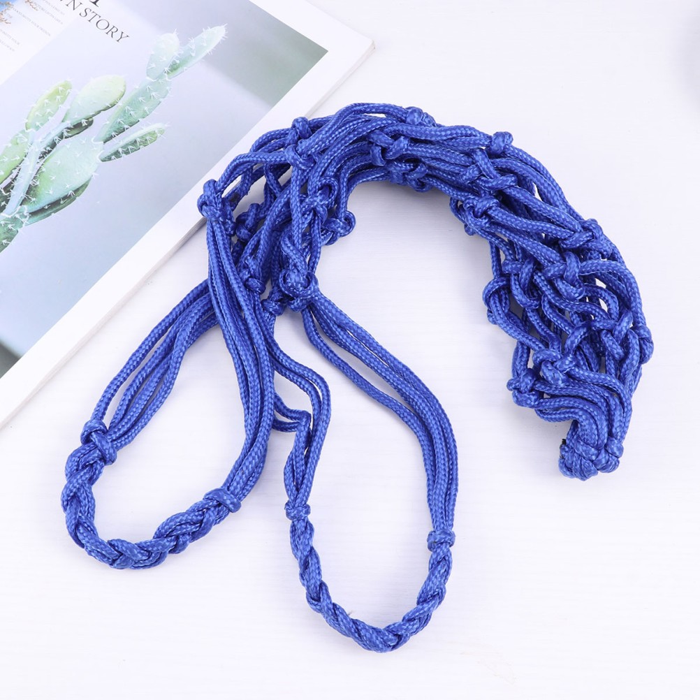 Basketball Drawstring Bags Blue Waterproof 1Pcs 19.7*1.6*1.6in