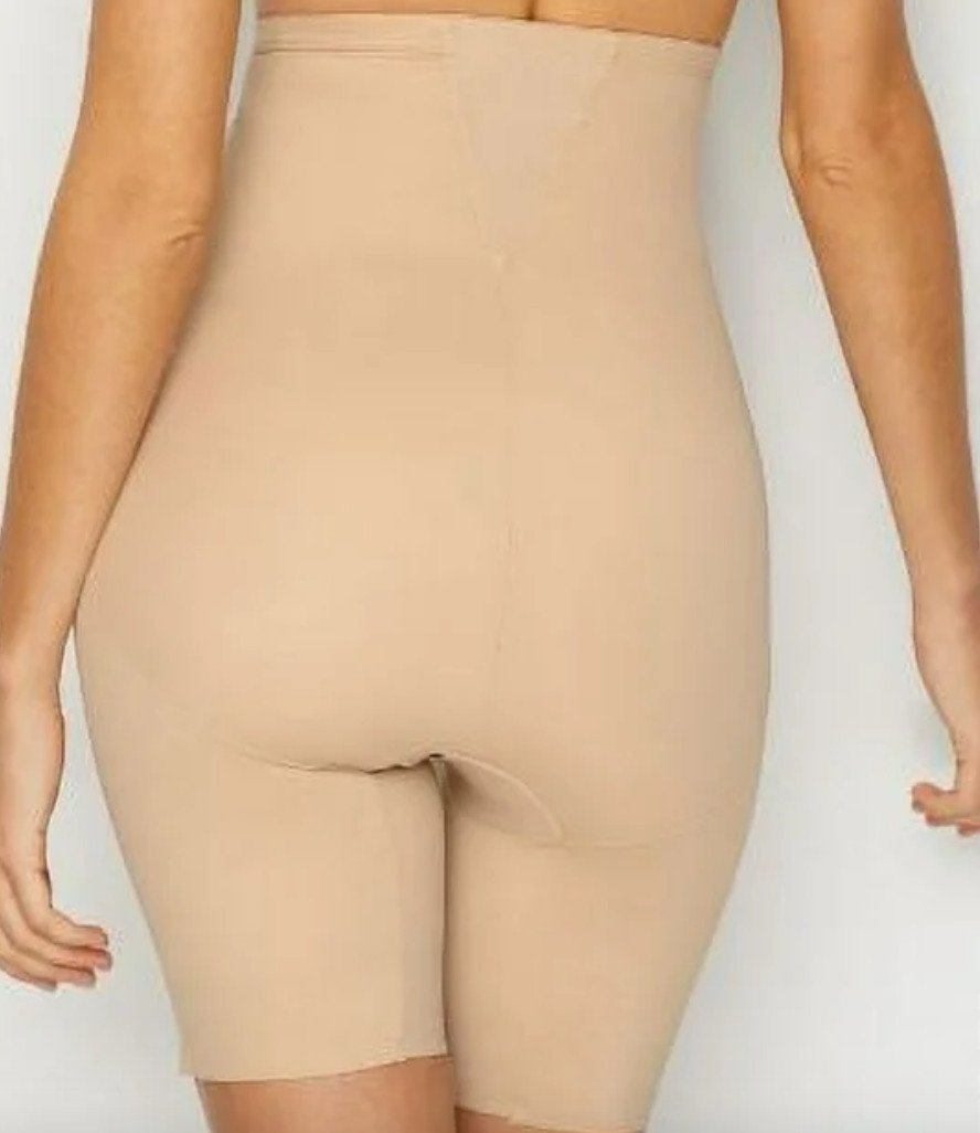 TC Fine 4419C Intimates Cool on You Hi-Waist Thigh Slimmer Medium M Nude