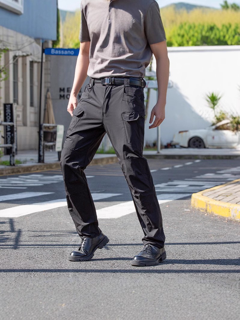 Mens Cargo Pants Work Combat Pants Outdoor Hiking Waterproof Trousers Tactical