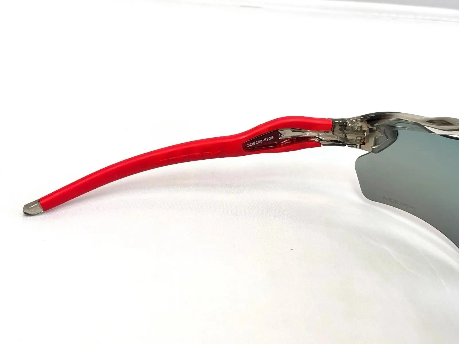 Oakley Radar EV Path Sunglasses Transparent Grey/Orange Prizm Lenses OO9208-5238