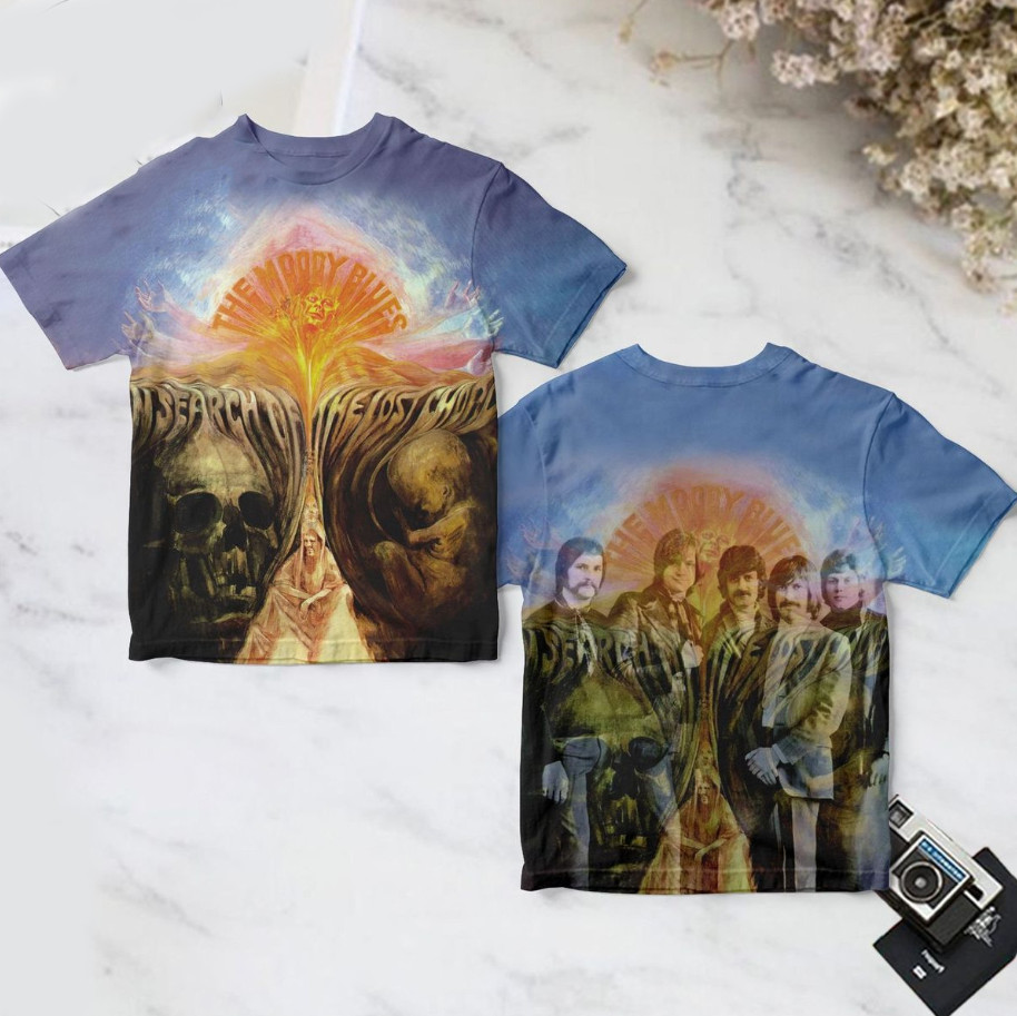 All Over Print The Moody blues band 3D T-Shirt Gift UB446