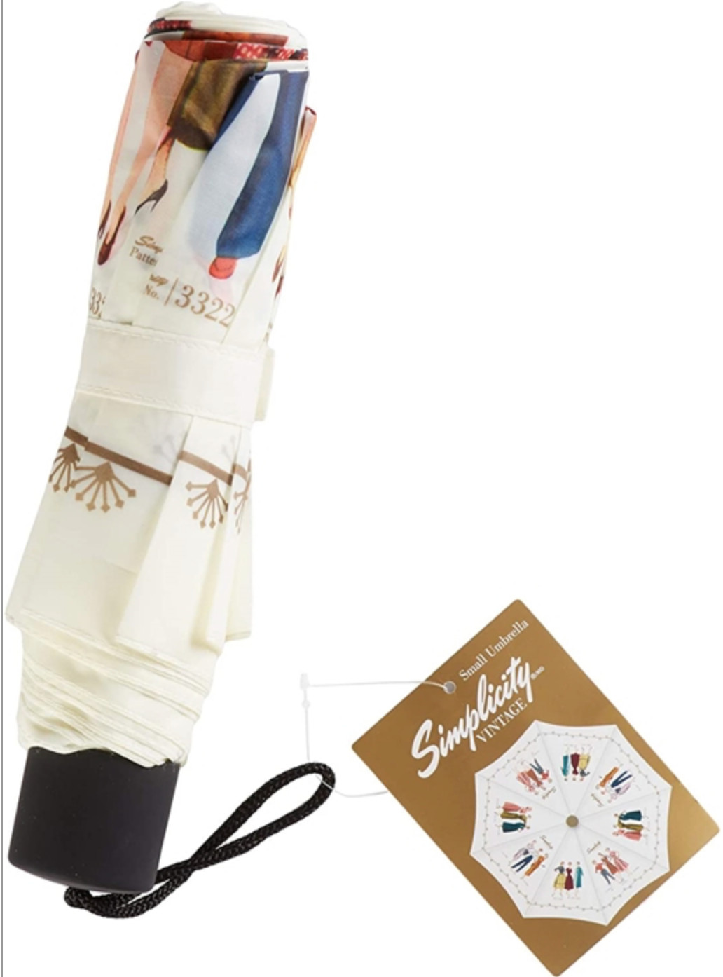 Simplicity Vintage Small Umbrella Retro Vintage Fashion NEW IN PACKAGING!