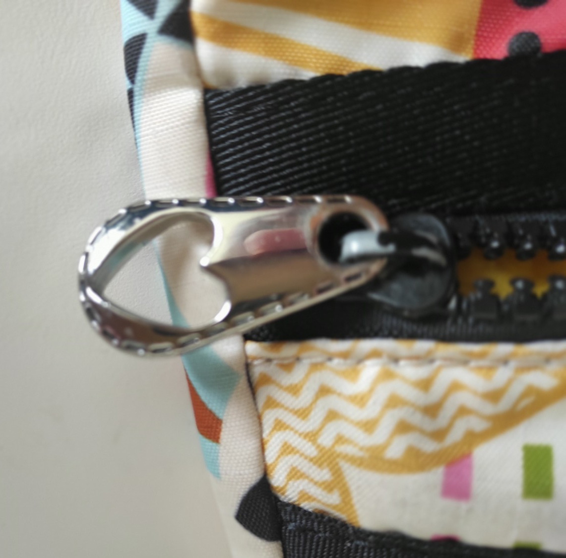 Brighton Pink Mod Retro Printed Fabric Shoulder Bag Lightweight, W 11″,H 9″,D 4″