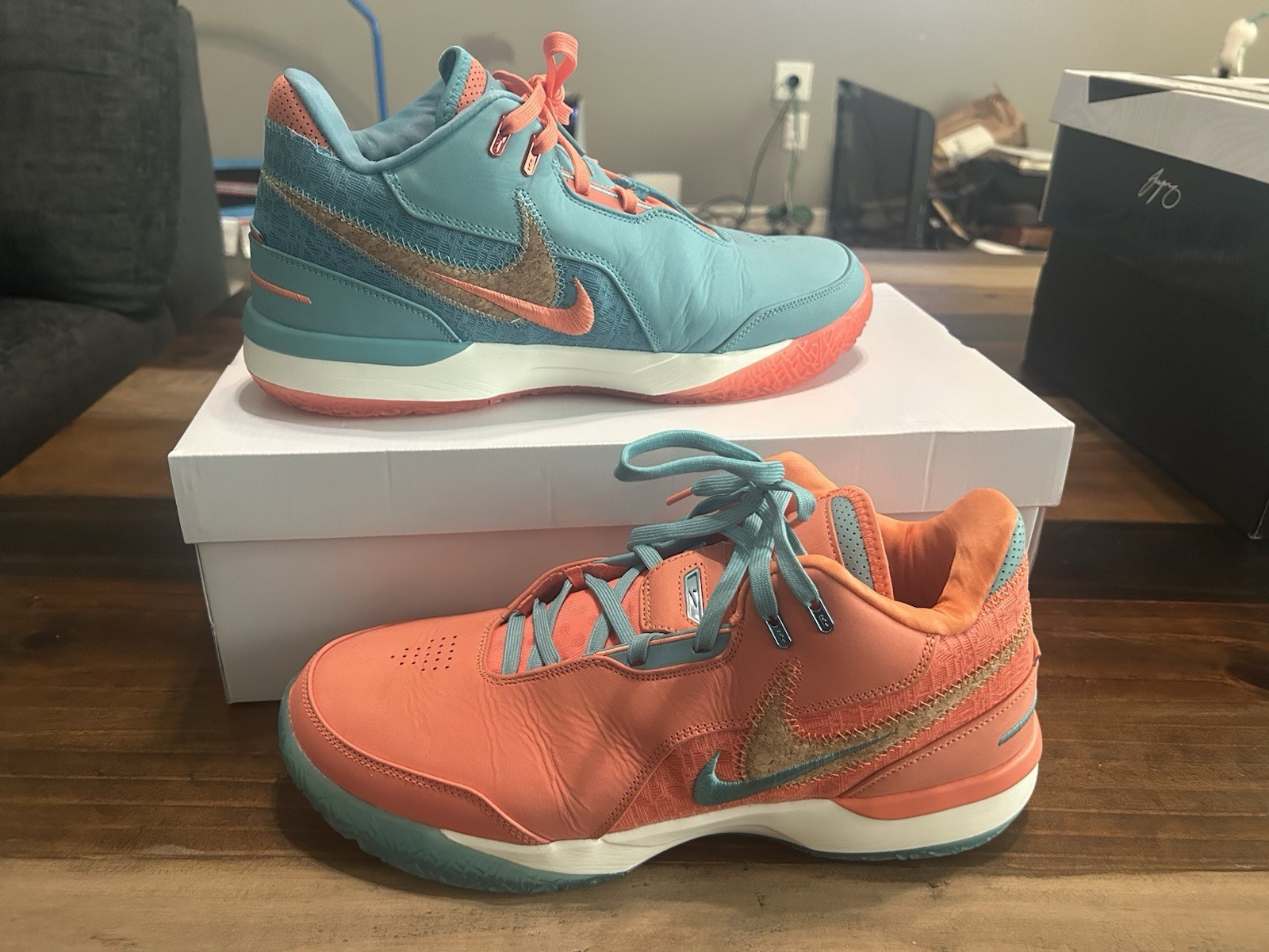 Nike LeBron NXXT Gen AMPD Miami Men’s 13 FJ1566 401 Very Good Cond