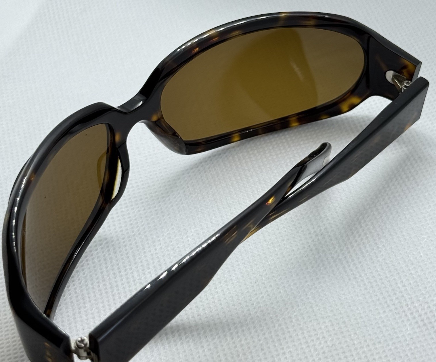 Oliver Peoples Marley 362 Tortoise WrapSunglasses Brown Lens Made in Japan 64-15