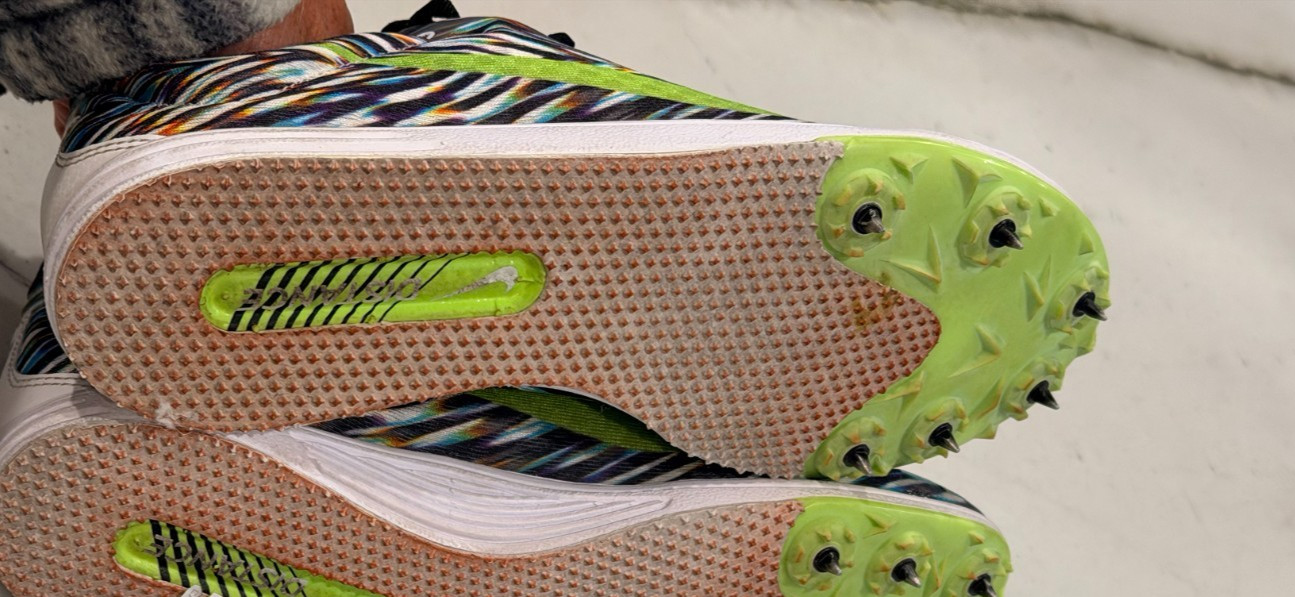 Nike Zoom Rival D 8 Men’s Track Spikes SZ 10 Multicolor Chevron – 616310-170