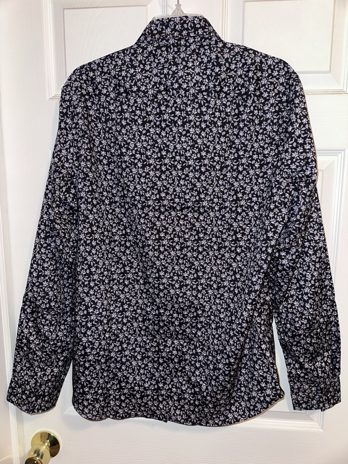 $128 Michael Kors Button Down Floral Shirt / Slim Fit Medium / NWT