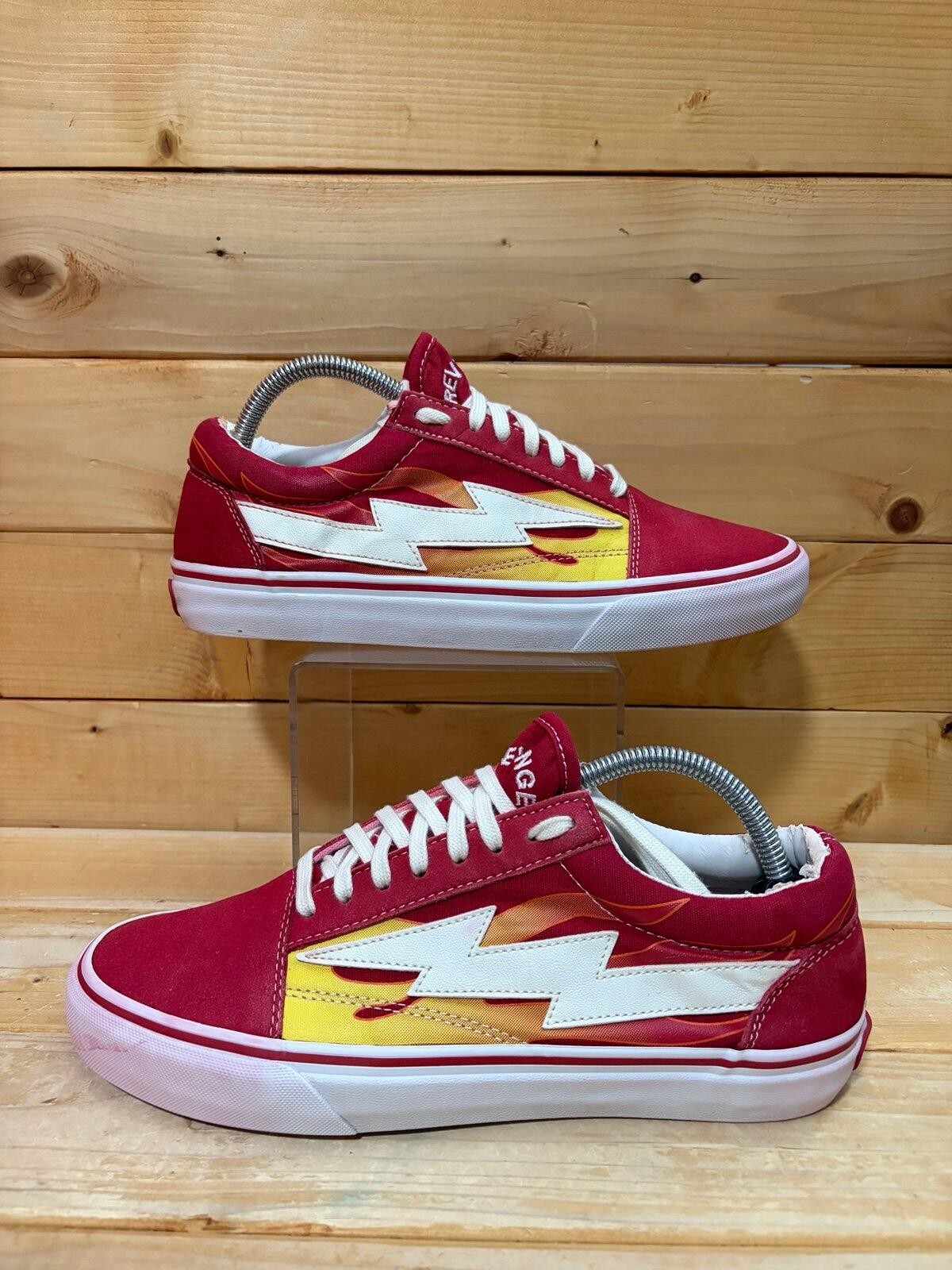 Revenge X storm red / fire vans style shoes – Mens size 9