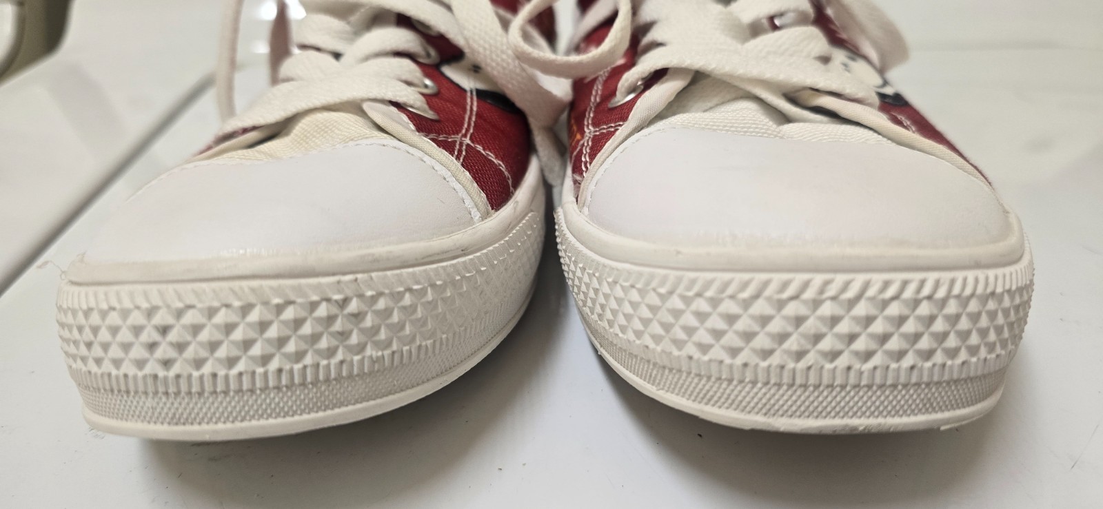 “Snoopy Kinda Girl,” Sneakers – Red with UNIQUE design