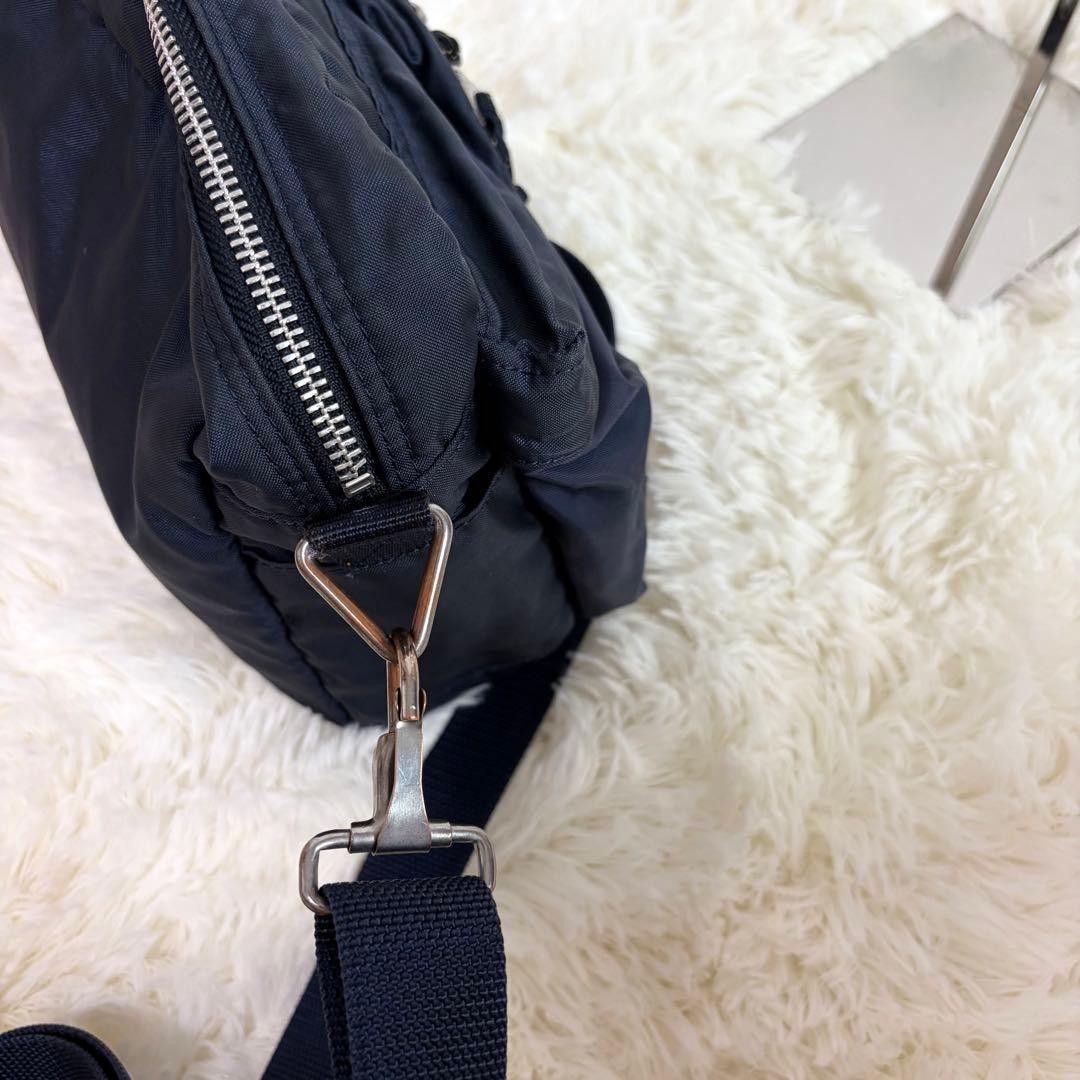 PORTER FORCE Shoulder crossbody Bag NAVY Yoshida Bag Japan