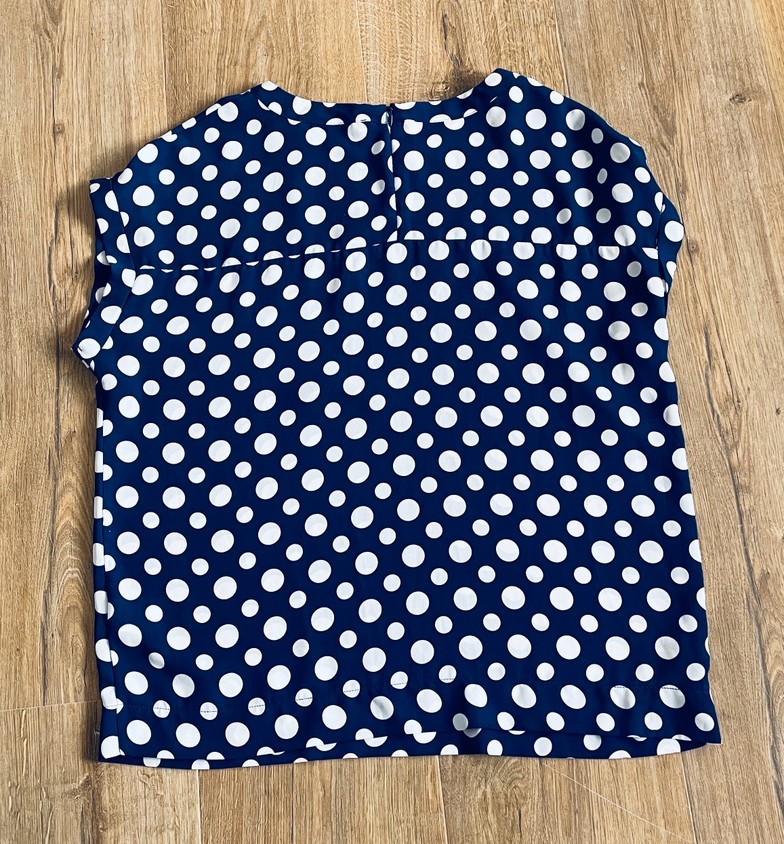 NEXT Women’s Navy Polka Dot Blouse UK 8 – Classic Style, VGC