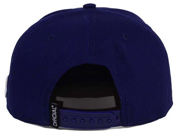 Official Brand Oversized USA Logo Blue Adjustable Snap Back Flat Bill Cap Hat