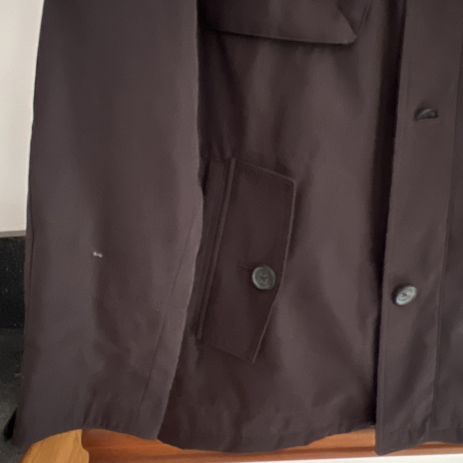 London Fog Jacket Men’s Size Medium Brown Zipper Button Closure