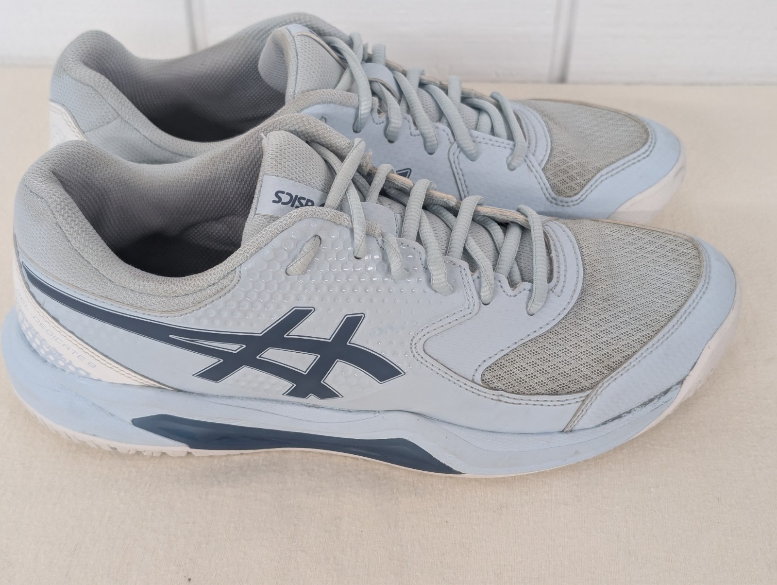 Asics Gel-Dedicate 8 Pickleball Shoes Women’s 8.5 Blue Court Sneakers 1042A236
