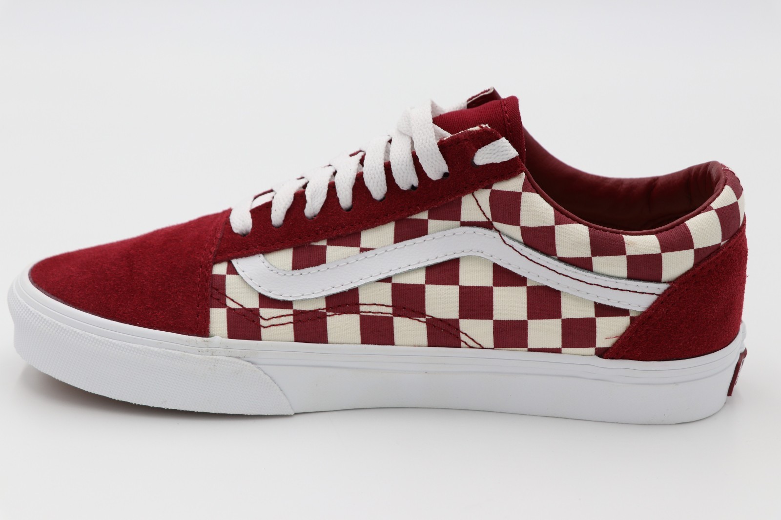 Vans Primary Check Old Skool Shoe Navy/White