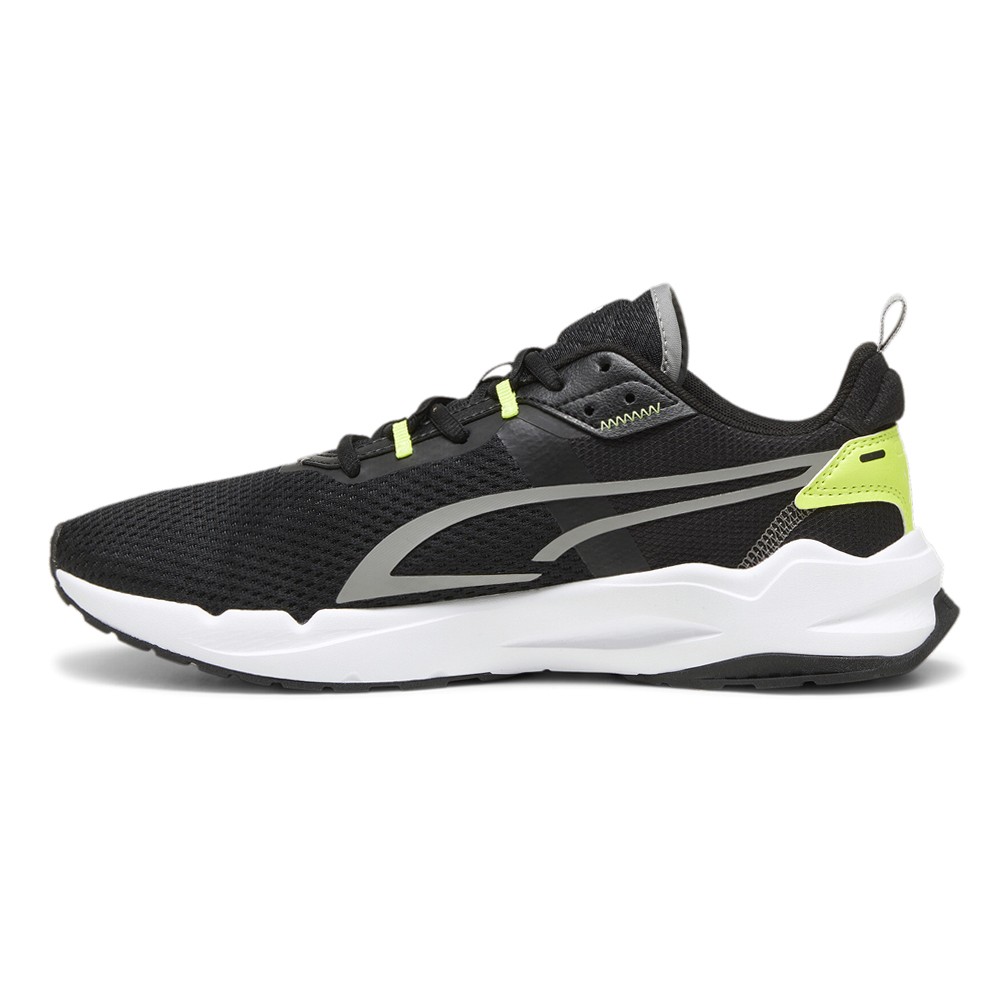 PUMA Stride Lace Up Mens Black Sneakers Casual Shoes 38942214