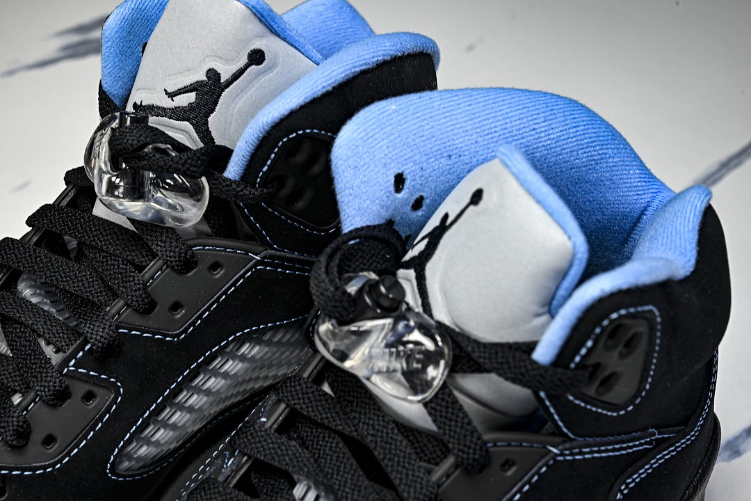 AJ5 Retro Black University Blue (2026) Men’s Basketball Shoes DD0587-008