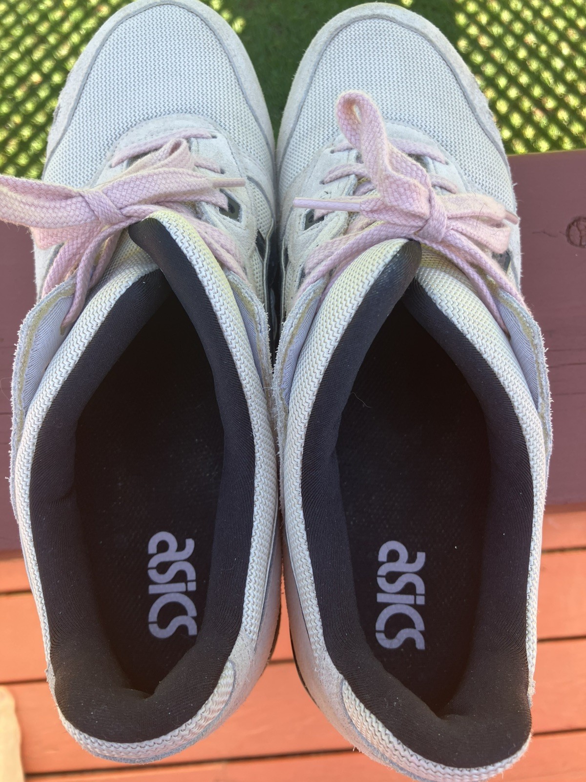Asics Gel Lyte III Shoes Size 11 Cream Pink Black