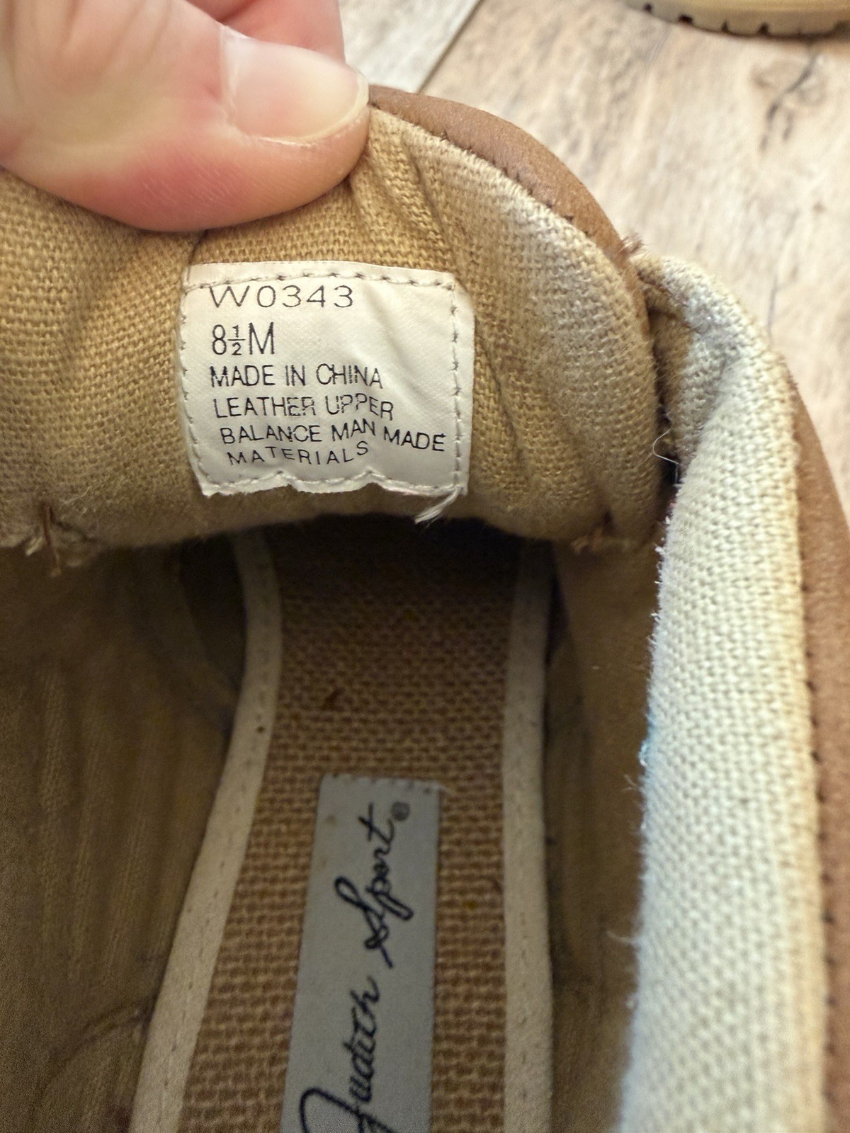 Frye Judith Sport Leather Boots Tan