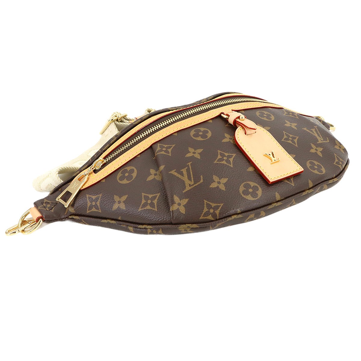 LOUIS VUITTON Monogram High Rise Body Bag Brown M46784 90322580