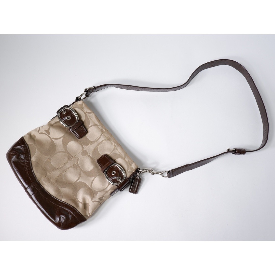COACH C1173 F16515 Signature Shoulder Bag Free LBGA79001 4a