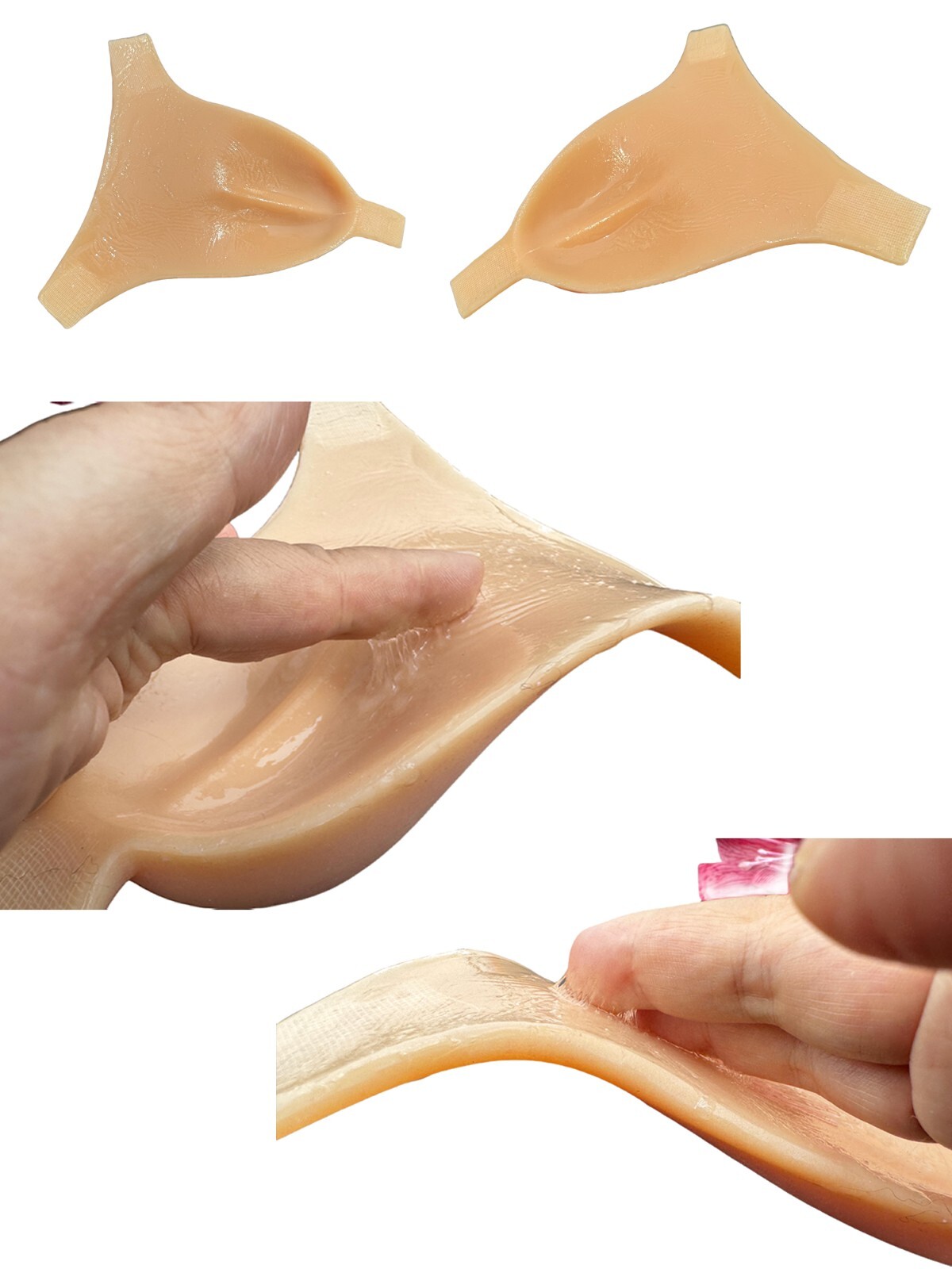 BIMEI Self-Adhesive Camel Toe Pad Men Underwear Silicone Hide Gaff Transgender