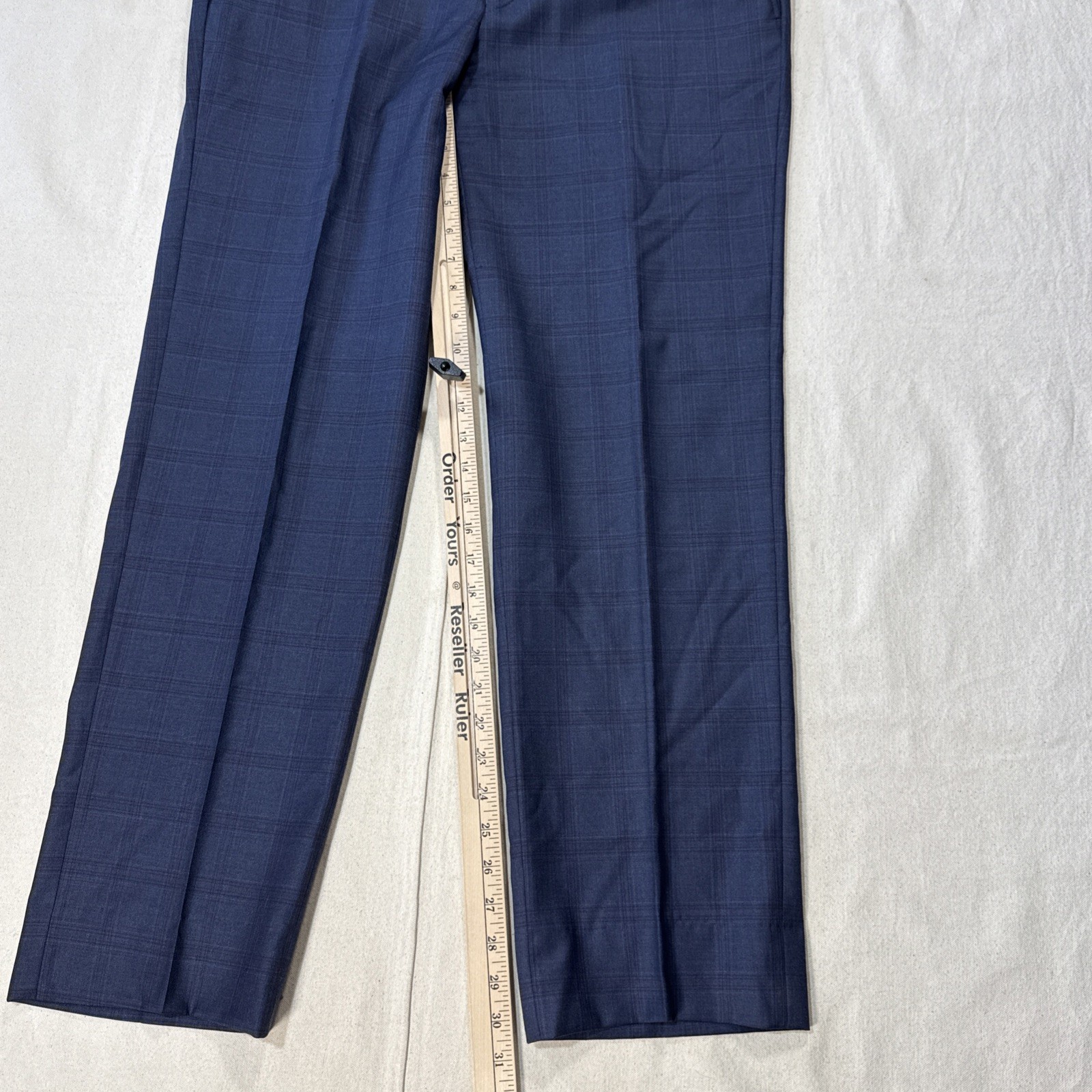 Hickey Freeman X Loro Piana 150’s Wool Men 2pc Blue Suit Size 42R Pant 36×30
