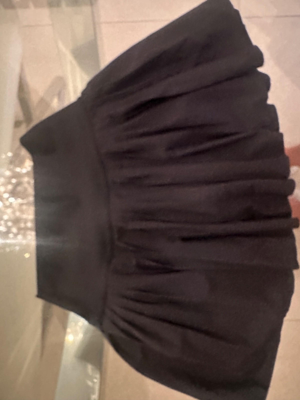 ALO Womens Tennis Skirt Black Size XXS