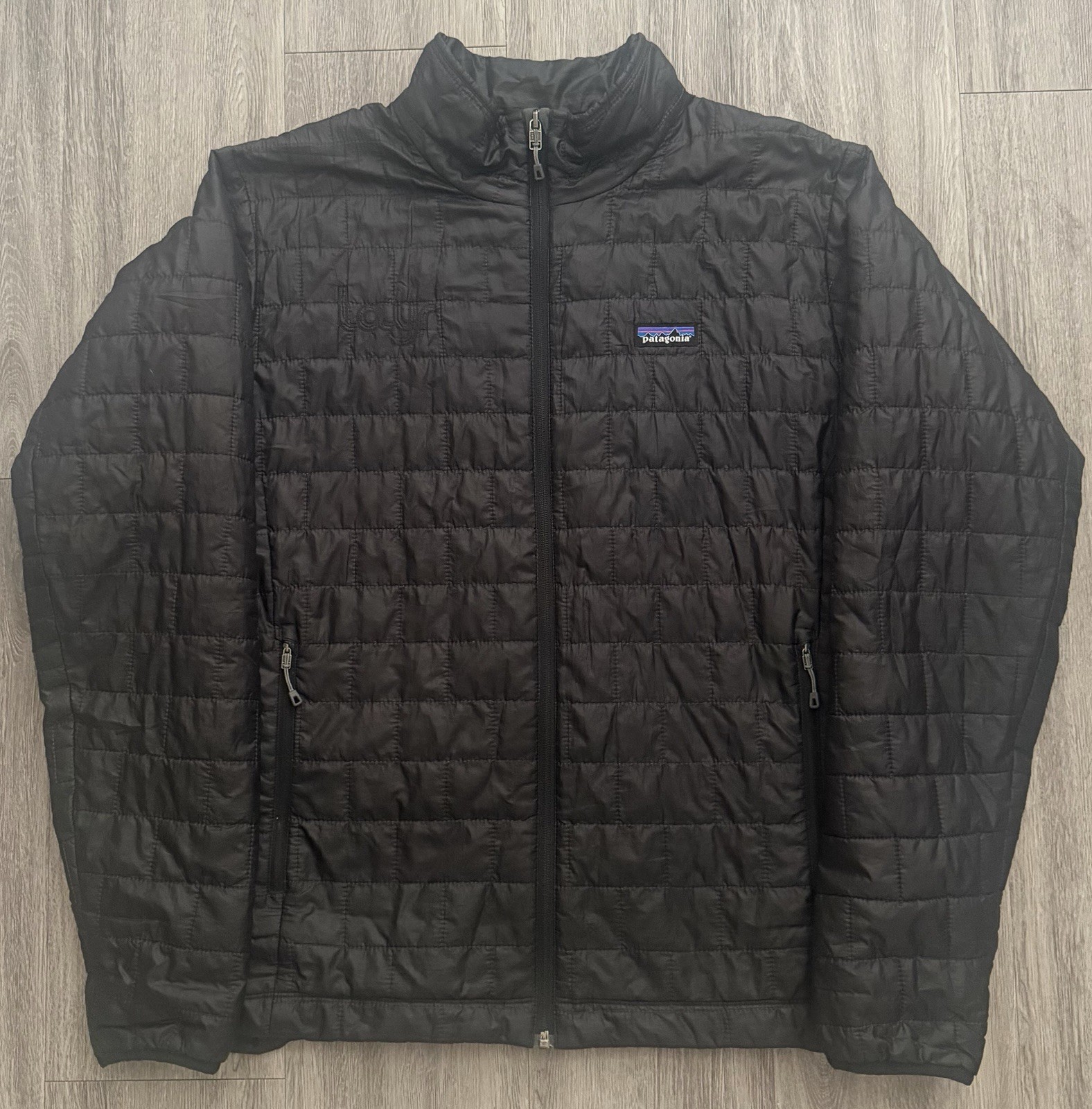 Patagonia Nano Puff Jacket Mens Large (Womens XL) Black Puffer Jacket Coat