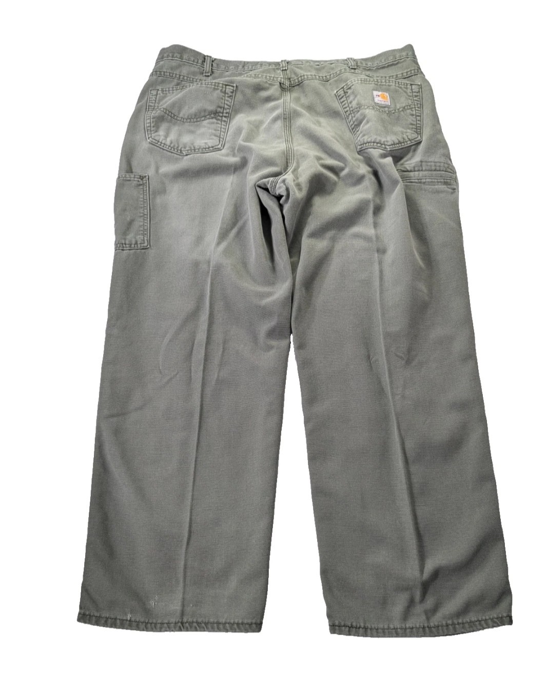 Carhartt FR Work Jeans CAT 2 Size 42×30 Green Original Fit Straight Leg Pants