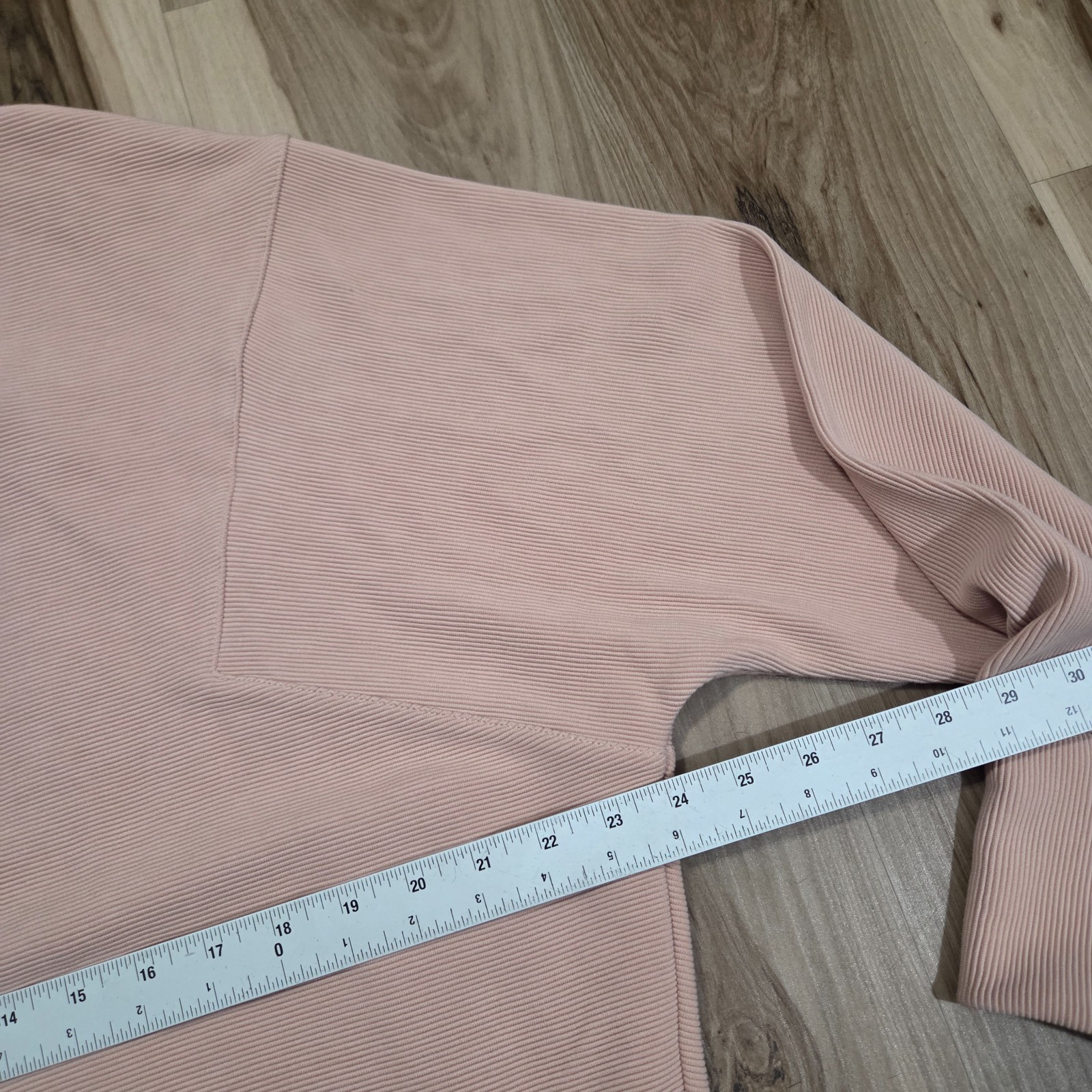 Varley Alia Zip Through Jacket in Mahogany Rose Womens Large Rib