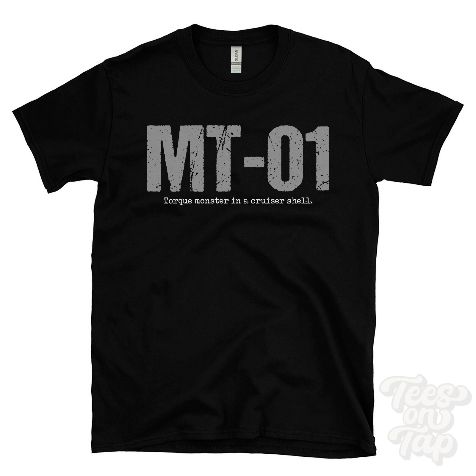 MT-01: Torque monster in a cruiser shell T-Shirt motorcycle biker
