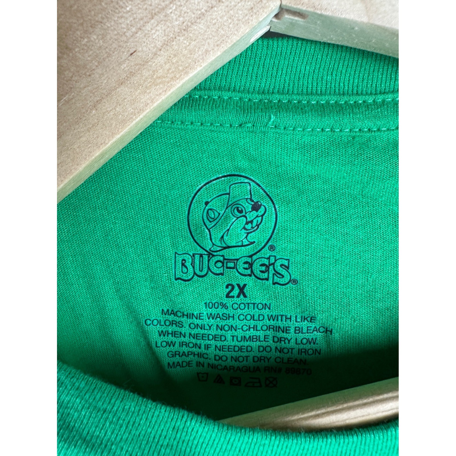 Buc-ee’s St Patricks Day Shirt Mens 2X Green Shenanigans Leprechaun Beaver Tee