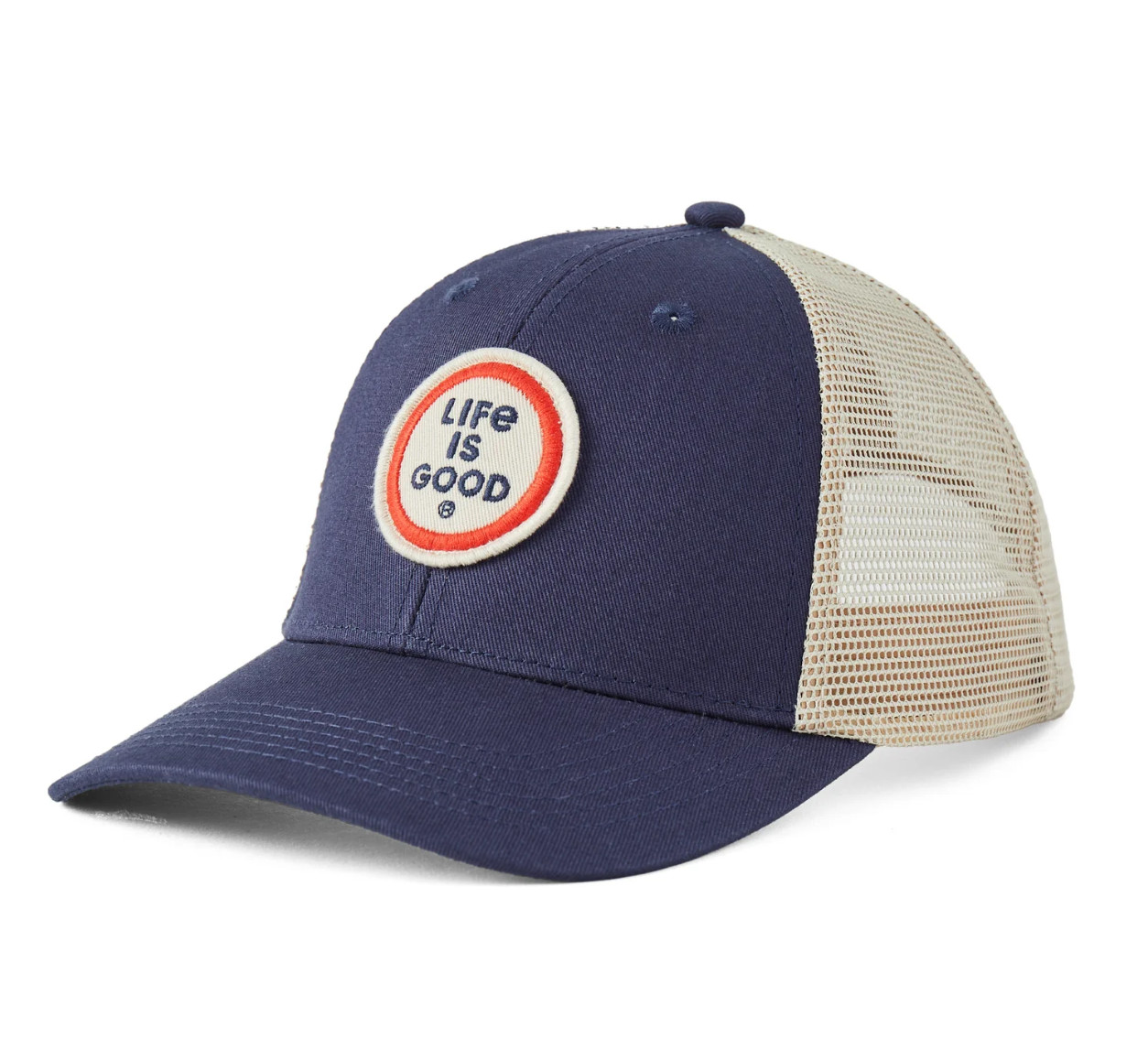 Life Is Good Hat Adult Unisex Clean LIG Coin Trucker One Size