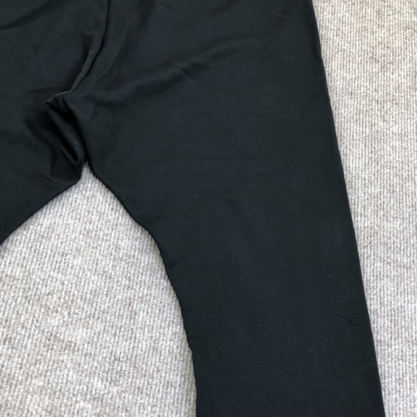 Simply Vera Vera Wang Leggings Womens 2X Black High Rise Stretch Knit Ankle