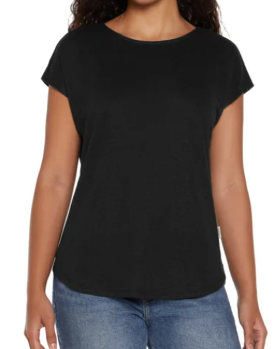 NEW Orvis Women’s Linen Blend Cap Short Sleeve Top Size XL