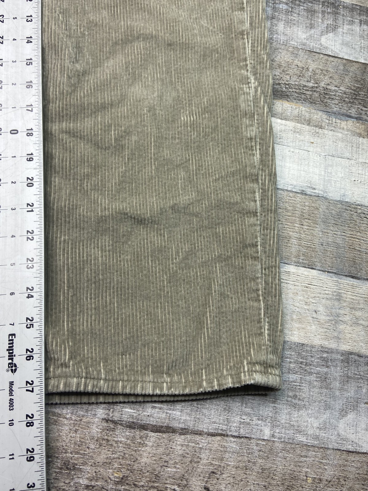 Levi’s Premium 578 Baggy Corduroy Pants Men’s Actual Sz 34×28 Tan Heavy Cotton