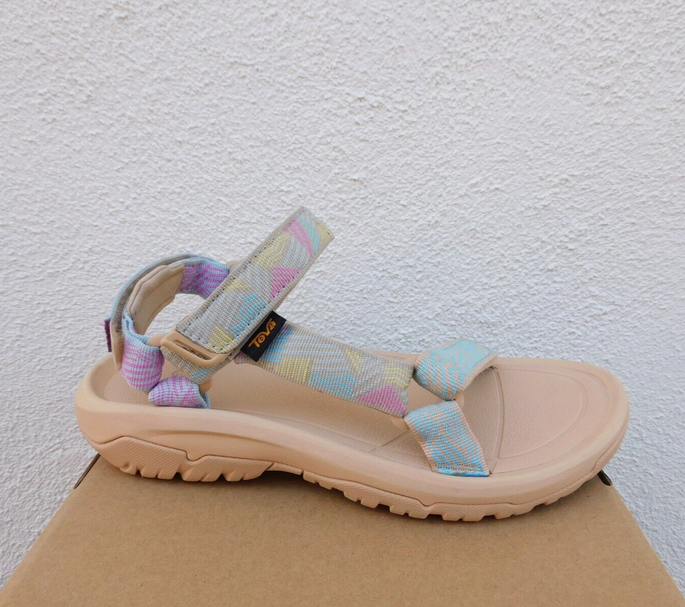 TEVA BORDERLESS TAN MULTI HURRICANE XLT 2 SPORT WATER SANDALS, US 10/ EUR 41 NEW