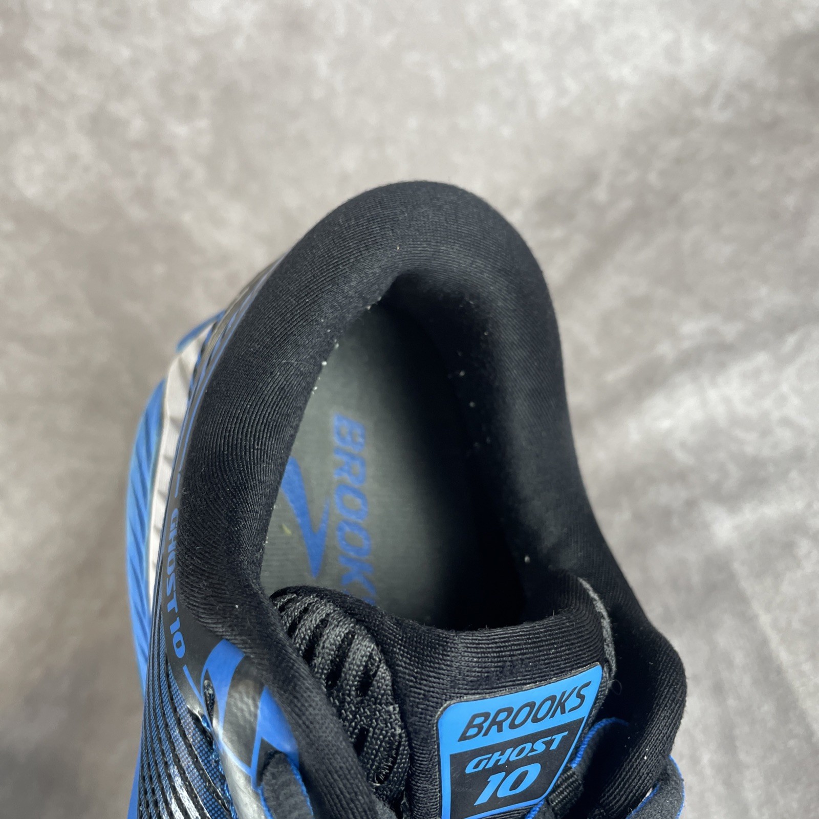 Brooks Mens Ghost 10 Black/Blue Running Shoes (1102571D056), Size: 9 #JJ17+13