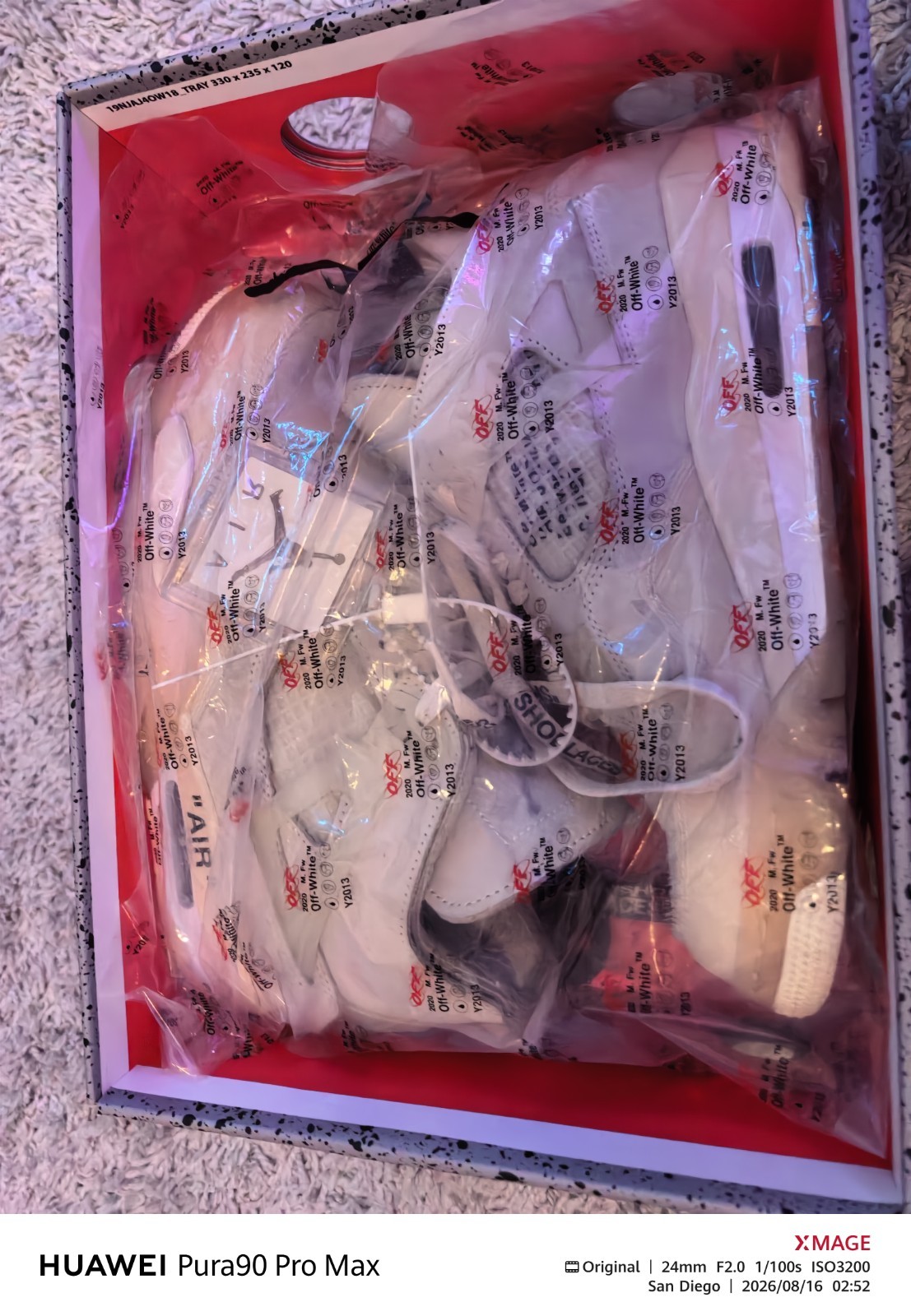 Jordan 4 Off White Sail Size 8M/9.5W