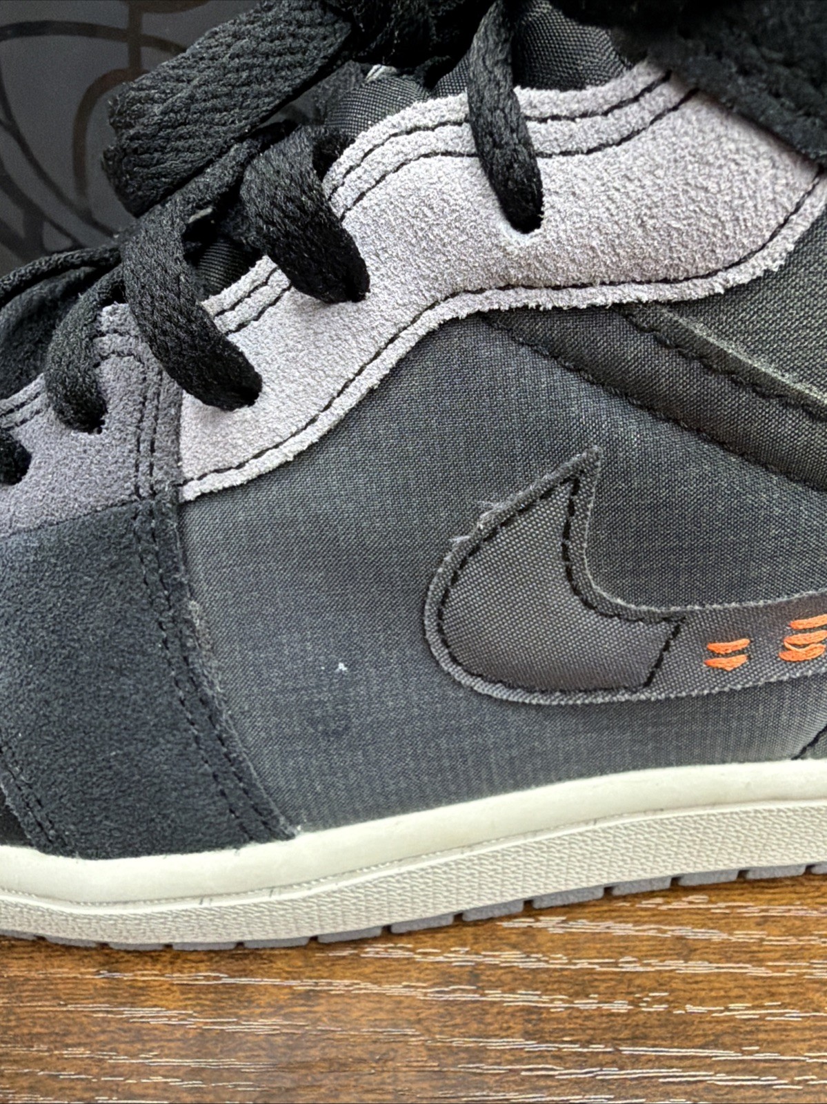 Nike Air Jordan 1 Mid SE Craft ‘Inside Out – Black’ DM9652 001 US Men’s 11 NIB