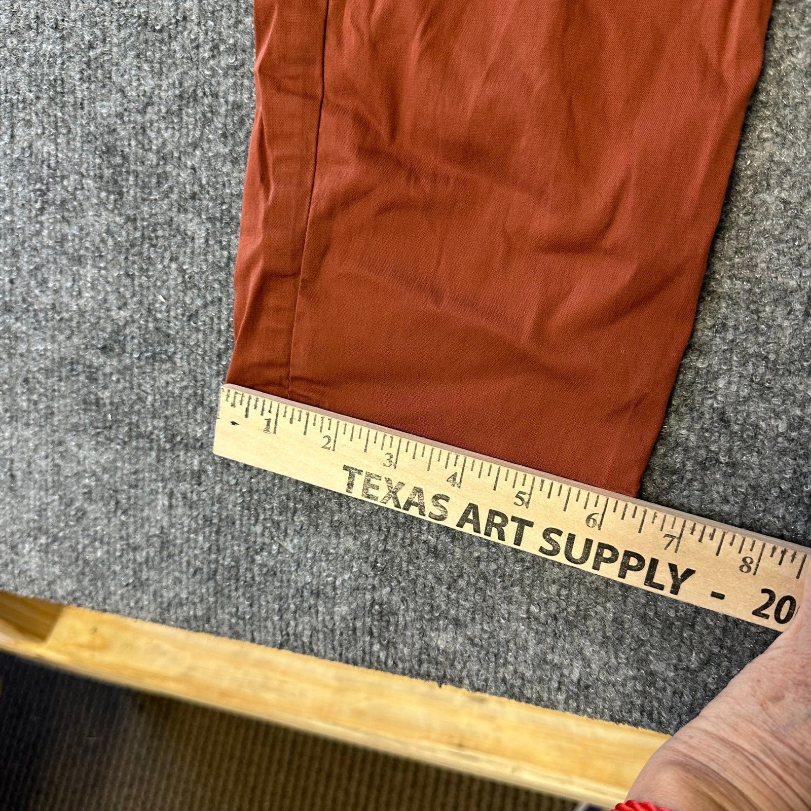 Lululemon Pants Mens Size 33 Burnt Orange ABC Slim Fit Technical Stretch Stain