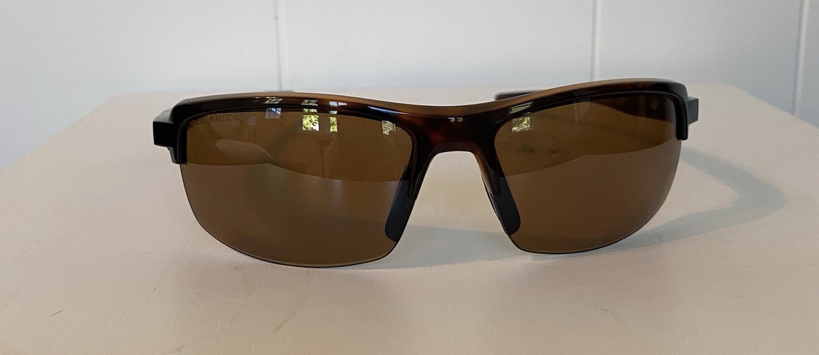 REVO Designer Polarized Sunglasses Crux S in Tortoise and Amber Lens RE4067 Revo