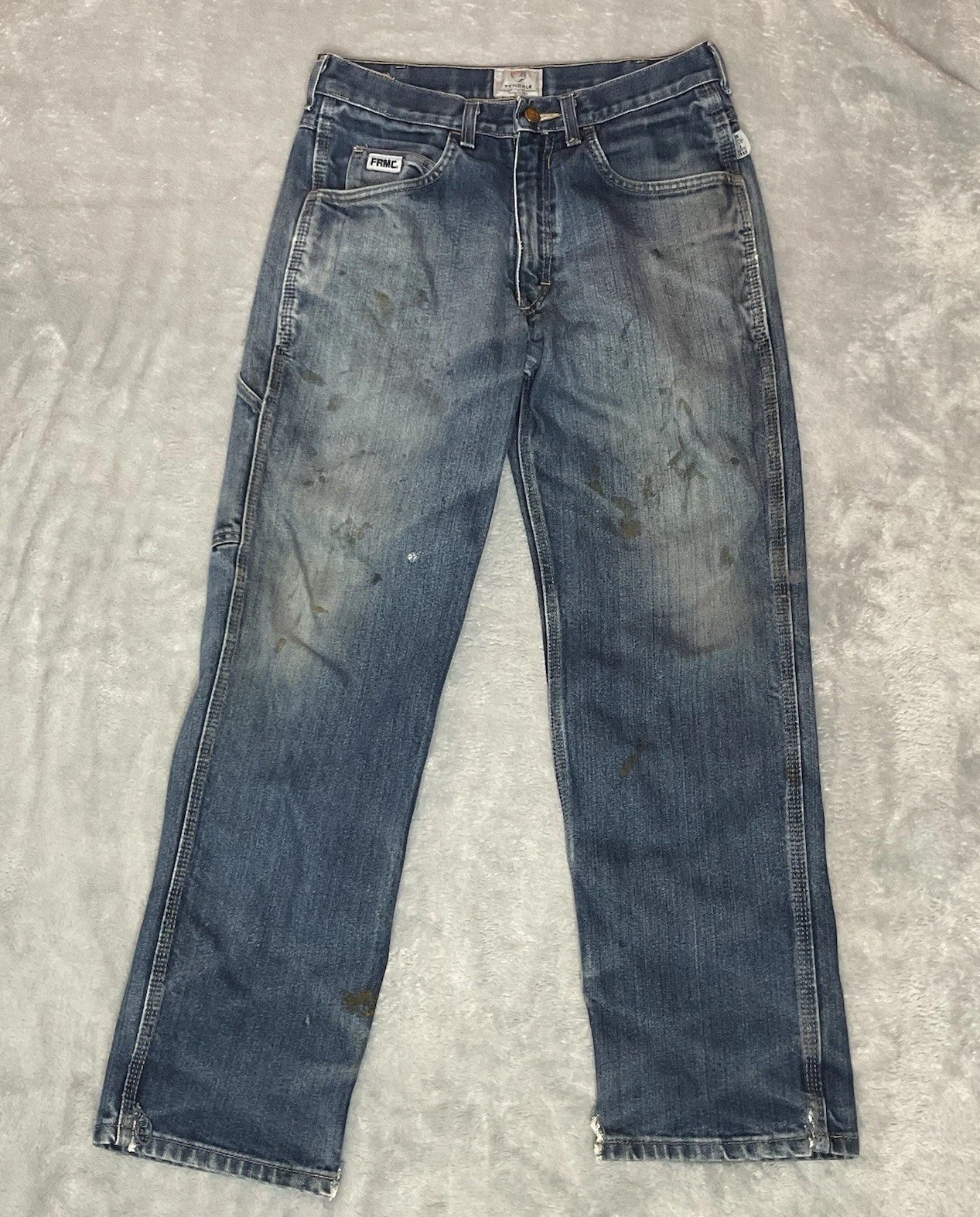 Tyndale FR Flame Resist Jeans Mens 30 X 32 Blue Relaxed Fit Carpenter F290T ARC