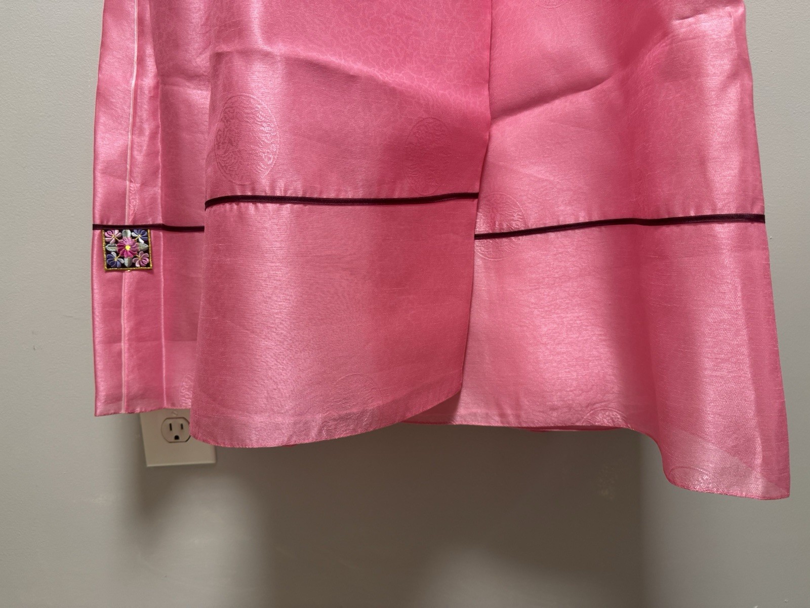 NEW Korean Traditional Hanbok Dress Jeogori Girl’s 13 White Pink Made in Korea