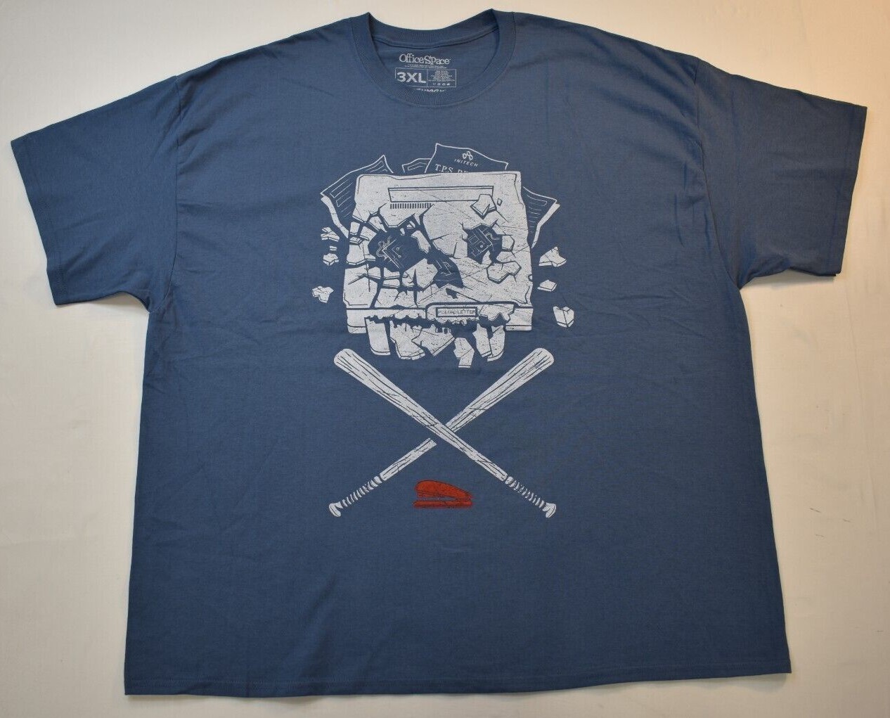 Loot Crate Mens Office Space Baseball Bats Mayhem Tee Shirt New S, L, 2XL, 3XL