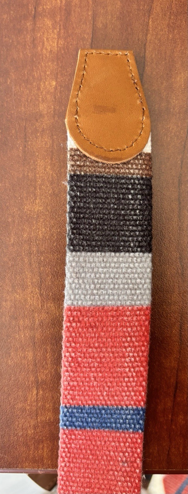 johnnie-O XXL Bowen Belt Multicolor Striped Adjustable Buckle Bandana Colorway